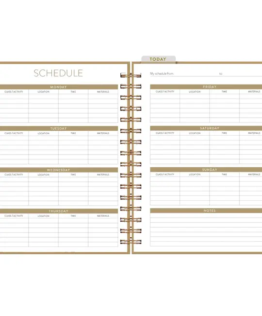 Seedlings - SED SED AG17 - 2027 Lemon Drops Spiral Planner 17-Month Agenda