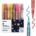 Grabie Art - GRAA GRAA AS - Dual Tone Iridescent Glitter Acrylic Paint Marker Set Of 8