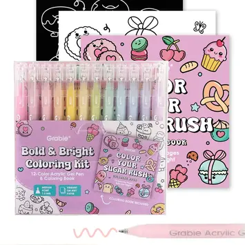 Grabie Art - GRAA GRAA AS - Sugar Rush Bold & Bright Coloring Kit