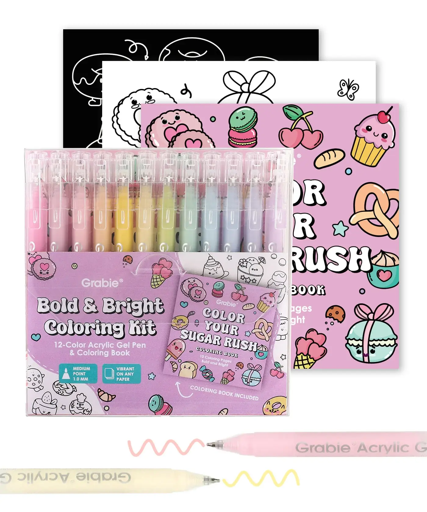 Grabie Art - GRAA GRAA AS - Sugar Rush Bold & Bright Coloring Kit