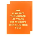 The Social Type - TST TSTGCBI0061  - Age is a Number Birthday Card