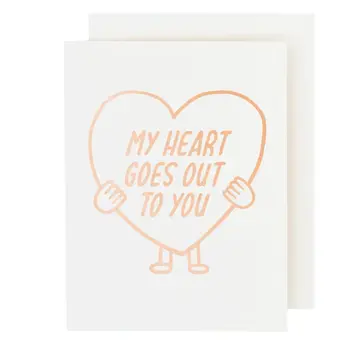The Social Type - TST TSTGCSY0004 - My Heart Goes Out Sympathy Card