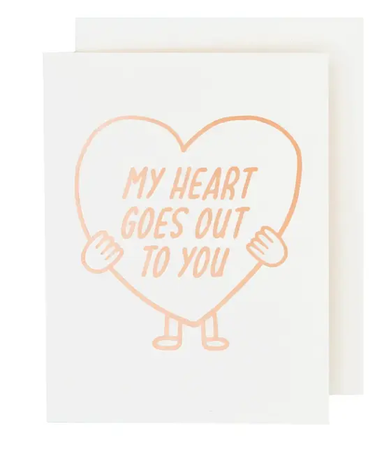 The Social Type - TST TSTGCSY0004 - My Heart Goes Out Sympathy Card