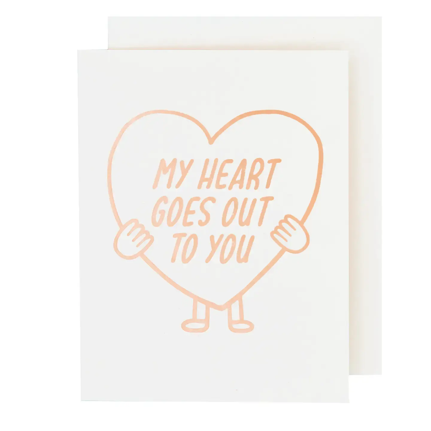 The Social Type - TST TSTGCSY0004 - My Heart Goes Out Sympathy Card