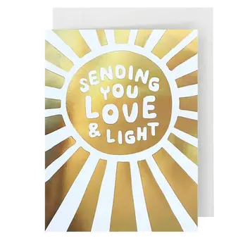 The Social Type - TST TSTGCSY0005 - Love & Light Sympathy Card