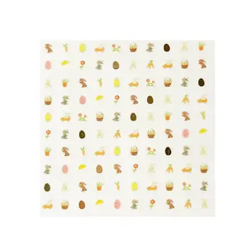 Daydream Society - DAS DAS APPR - Overalls Bunny Bunnies in the Garden Nail Stickers