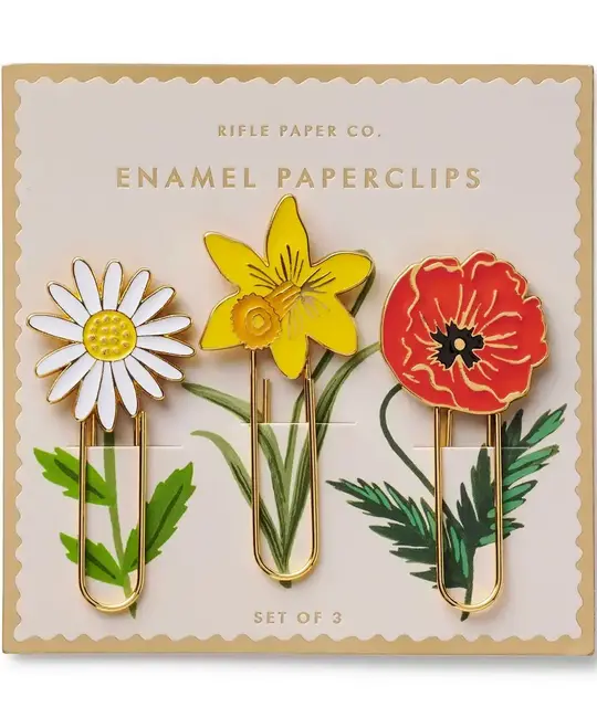 Rifle Paper Co - RP RP OS - Garden Study Enamel Paper Clip Set