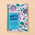 and Here We Are - AHW AHW NBLI - Shell Pattern Lined Spiral Notebook