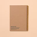 and Here We Are - AHW AHW NBLI - Shell Pattern Lined Spiral Notebook