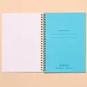 and Here We Are - AHW AHW NBLI - Shell Pattern Lined Spiral Notebook