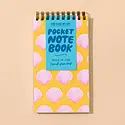 and Here We Are - AHW AHW NBPO - Pink Shells Top Spiral Pocket Notebook, Lined