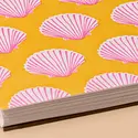 and Here We Are - AHW AHW NBPO - Pink Shells Top Spiral Pocket Notebook, Lined