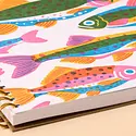and Here We Are - AHW AHW NBLI - Rainbow Trout Fish Lined Spiral Notebook