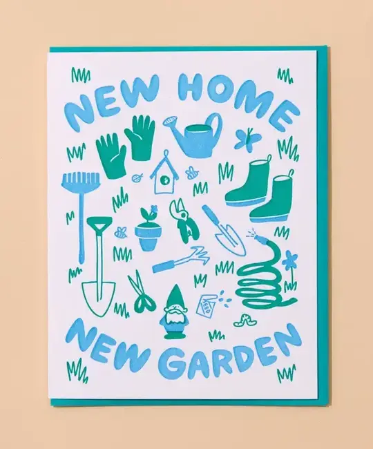 and Here We Are - AHW AHWGCNH0011 - New Garden New Home Housewarming Card