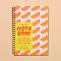 and Here We Are - AHW AHW NBLI - Hot Dog Spiral Notebook, lined