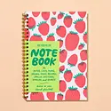 and Here We Are - AHW AHW NBLI - Strawberry Spiral Notebook, lined
