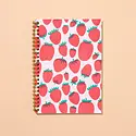and Here We Are - AHW AHW NBLI - Strawberry Spiral Notebook, lined