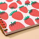 and Here We Are - AHW AHW NBLI - Strawberry Spiral Notebook, lined