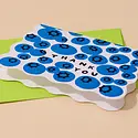 and Here We Are - AHW AHW NSTY - Blueberries Scalloped Edge Boxed Thank You Note Set