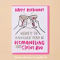 and Here We Are - AHW AHWGCBI0010 - Status Quo Birthday Card