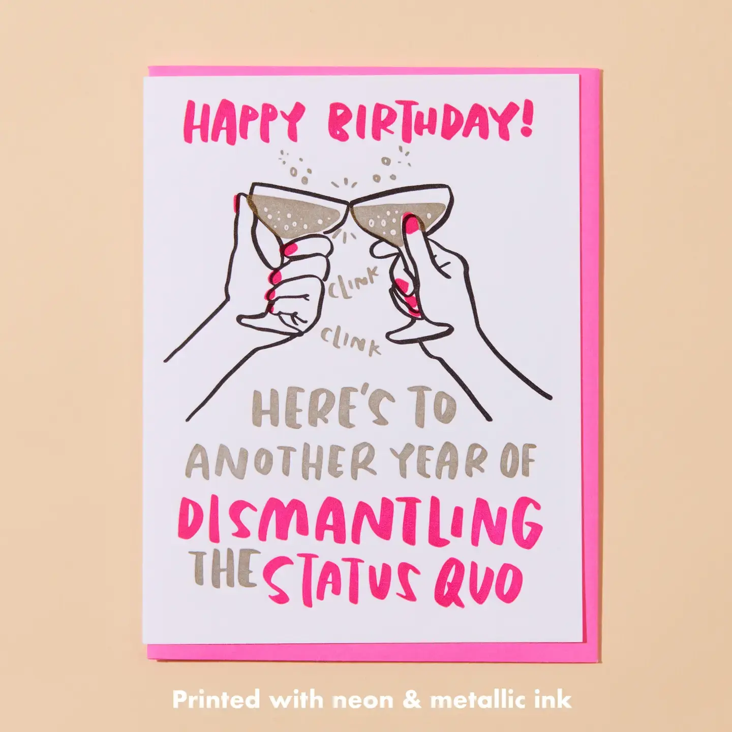 and Here We Are - AHW AHWGCBI0010 - Status Quo Birthday Card