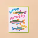 and Here We Are - AHW AHWGCFD0011 - Rainbow Trout Father's Day Card