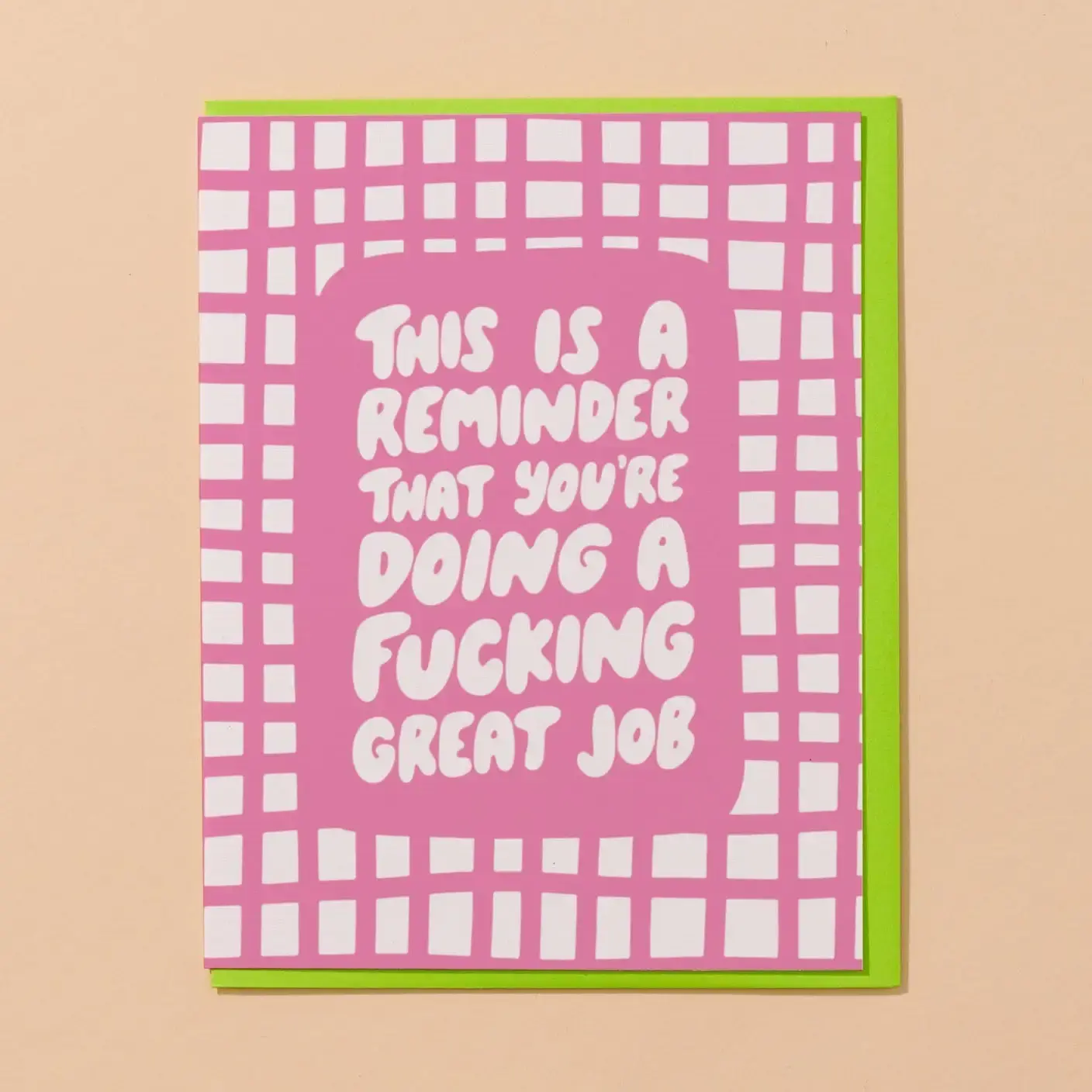 and Here We Are - AHW AHWGCFR - Reminder Great Job Encouragement Card