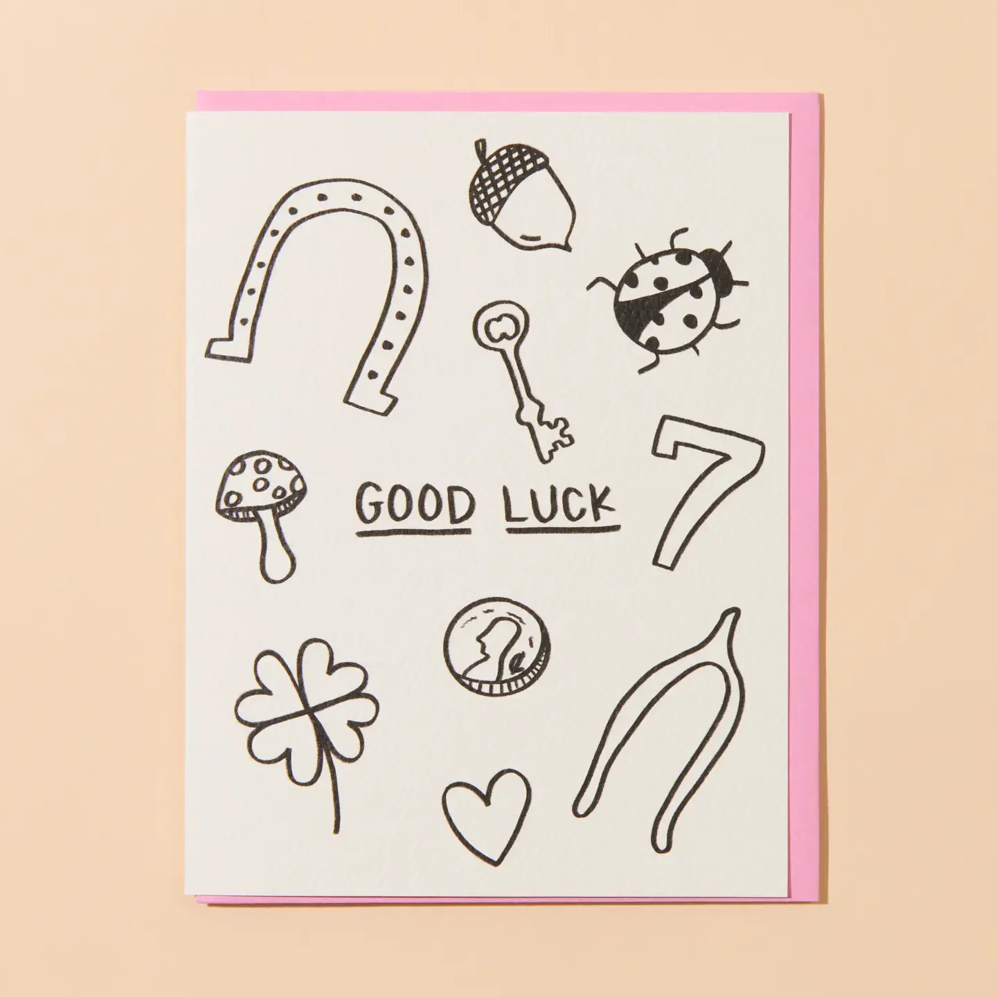 and Here We Are - AHW AHWGCGL0001 - Charms Good Luck Card