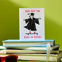 and Here We Are - AHW AHWGCGR0004 - Put the Rad in Grad Skateboard Card