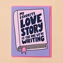 and Here We Are - AHW AHWGCLO0022 - Our Love Story Book Love Card