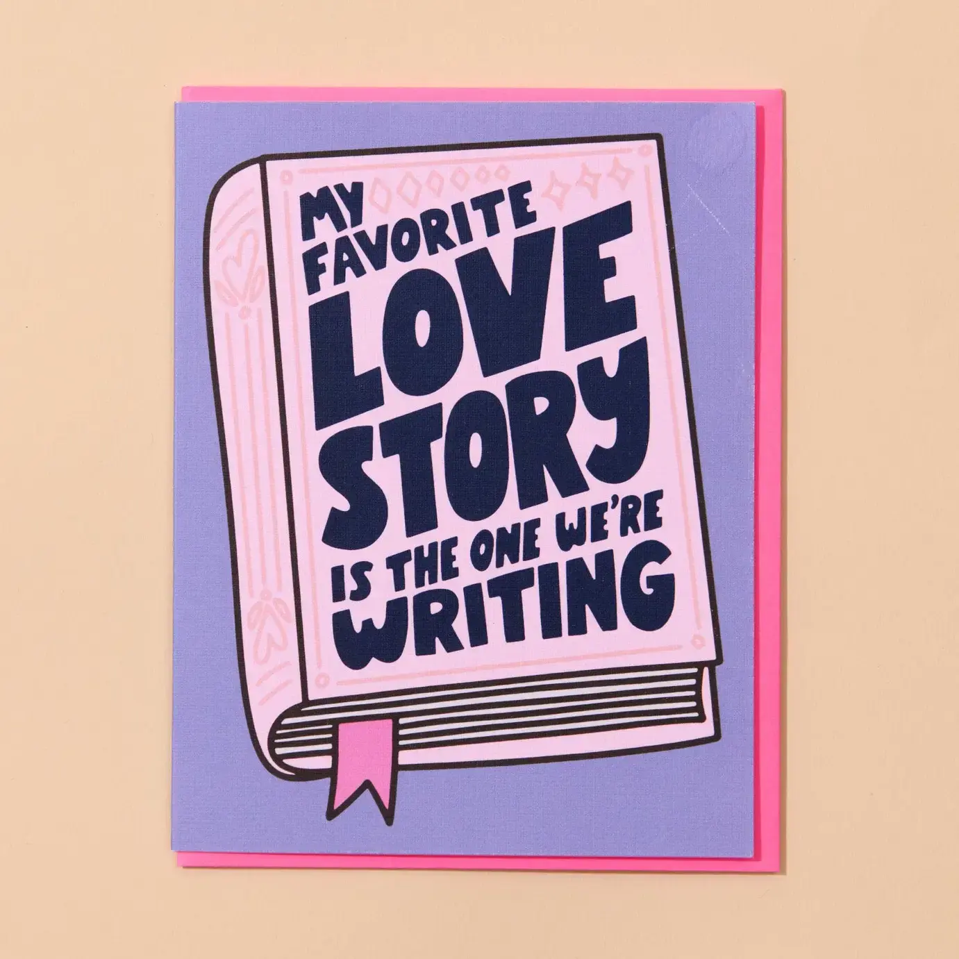 and Here We Are - AHW AHWGCLO0022 - Our Love Story Book Love Card