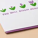 and Here We Are - AHW AHWGCMI0018 - You Will Bloom Again Tulip Card