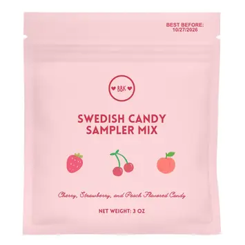Boca Bear Kids - BBK BBK FAD - Swedish Candy Sampler, Strawberry, Peach, & Cherry