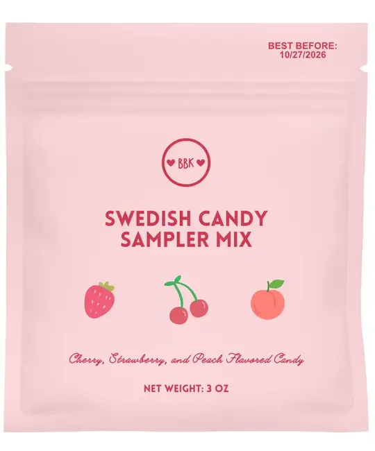 Boca Bear Kids - BBK BBK FAD - Swedish Candy Sampler, Strawberry, Peach, & Cherry