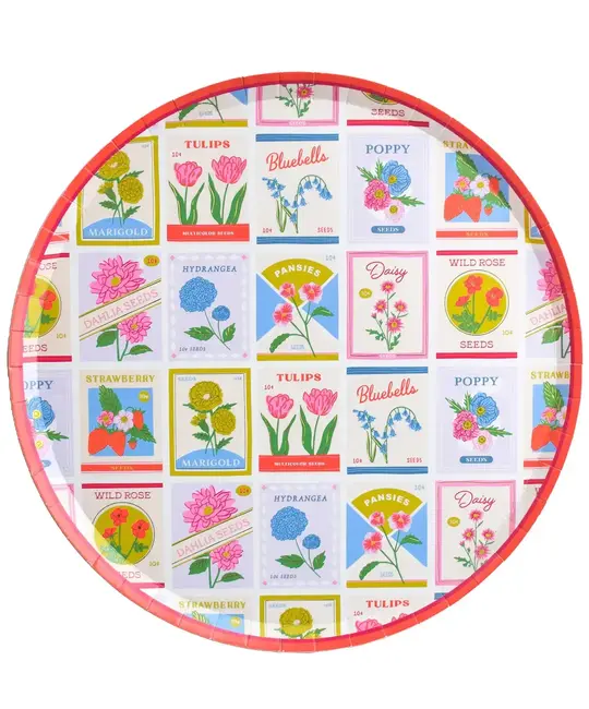 Daydream Society - DAS DAS PS - Seed Packet In Bloom Small Dessert Plates