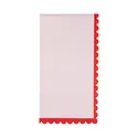 My Minds Eye - MME MME PSNA - Ripple Edge Pink Red Guest Dinner Napkins