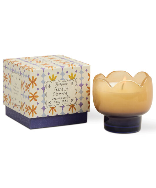 Paddywax - PA PA CALA - Tulip Glass Candle, Garden Grove Orange