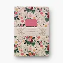 Rifle Paper Co - RP RP NBLI - Dahlia Stitched Lined Notebooks, Set of 3