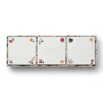 Rifle Paper Co - RP RP NP - Dahlia Notepad Trio