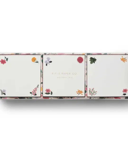 Rifle Paper Co - RP RP NP - Dahlia Notepad Trio