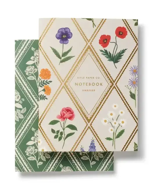 Rifle Paper Co - RP RP NBPN - Pair of Garden Study Pocket Notebooks, Blank