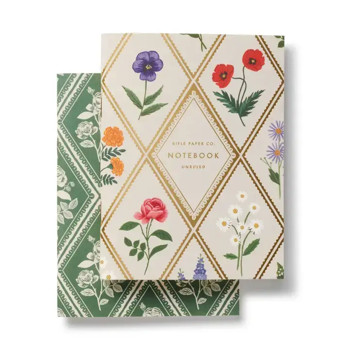 Rifle Paper Co - RP RP NBPN - Pair of Garden Study Pocket Notebooks, Blank