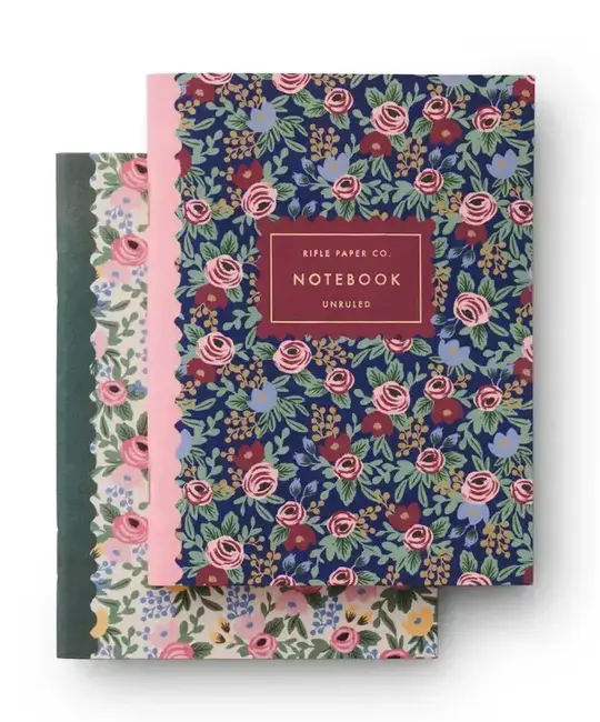 Rifle Paper Co - RP RP NBPN - Pair of Rosa Pocket Notebooks, Blank