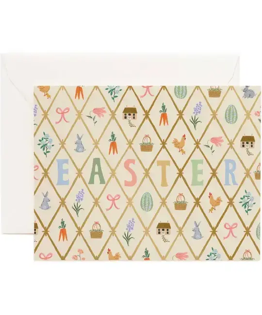 Rifle Paper Co - RP RPGCEA0011 - Spring Farm Easter Card