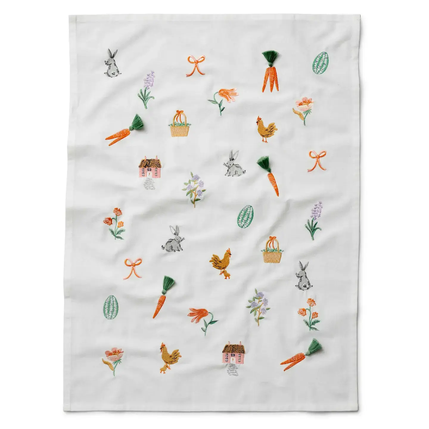Rifle Paper Co - RP RP HGKL - Spring Farm Embroidered Tea Towel