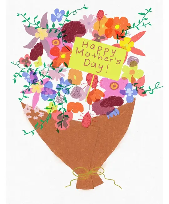 Small Adventure - SMA SMAGCMD0008 - Giant Bouquet Mother's Day Card