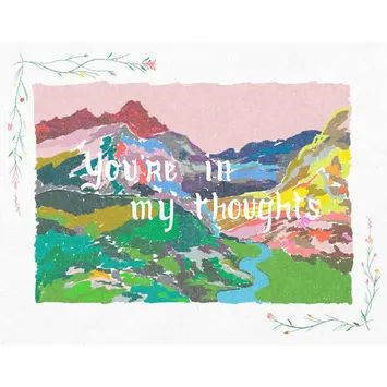 Small Adventure - SMA SMAGCSY0003 - In My Thoughts Landscape Sympathy Card