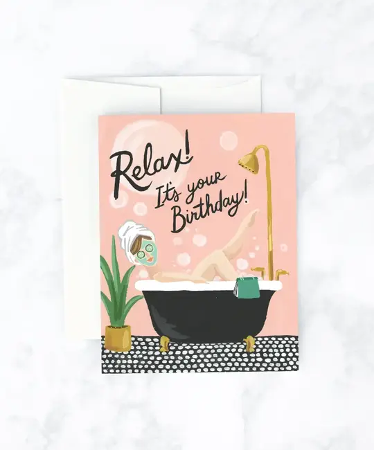 Idlewild Co - ID IDGCBI0017 - Bubble Bath Birthday Card