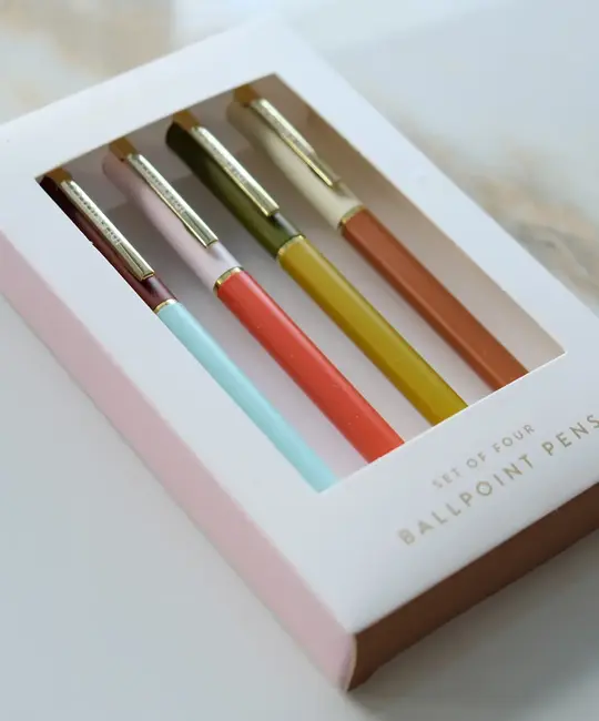 Idlewild Co - ID ID OS - Cartagena City Pallet Pens, Set of 4 Ballpoint Pens