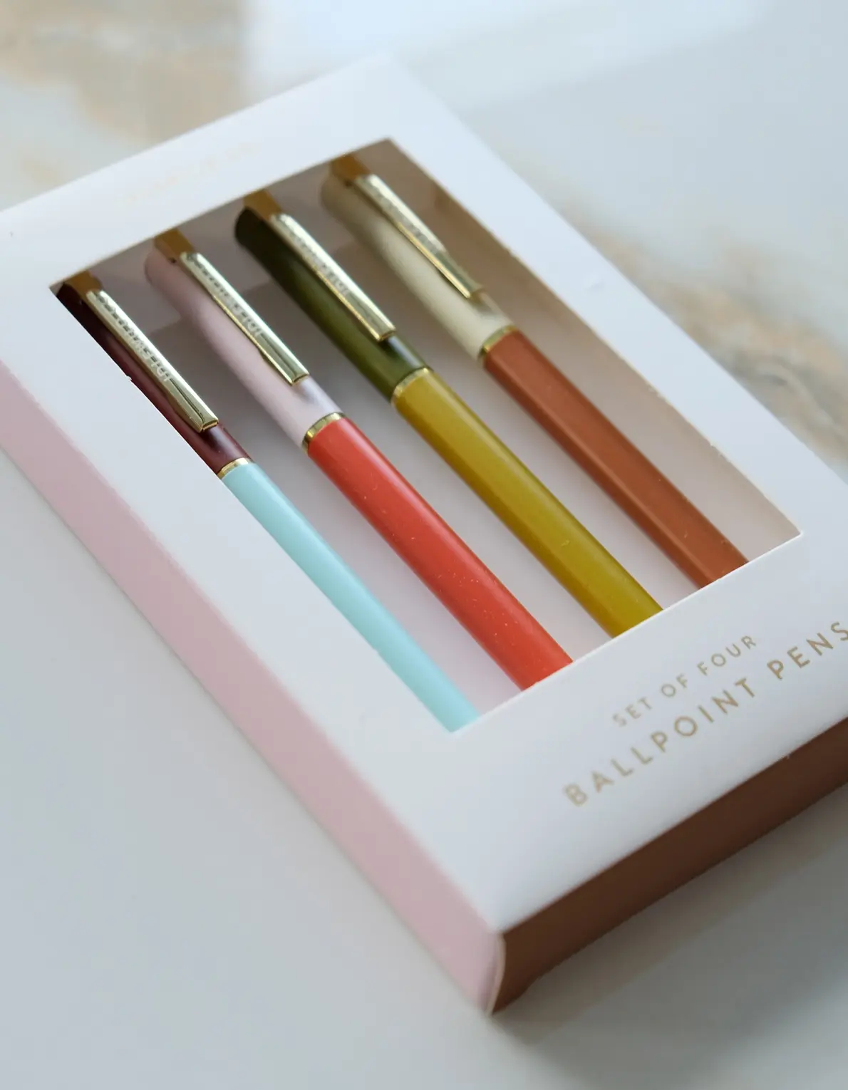 Idlewild Co - ID ID OS - Cartagena City Pallet Pens, Set of 4 Ballpoint Pens